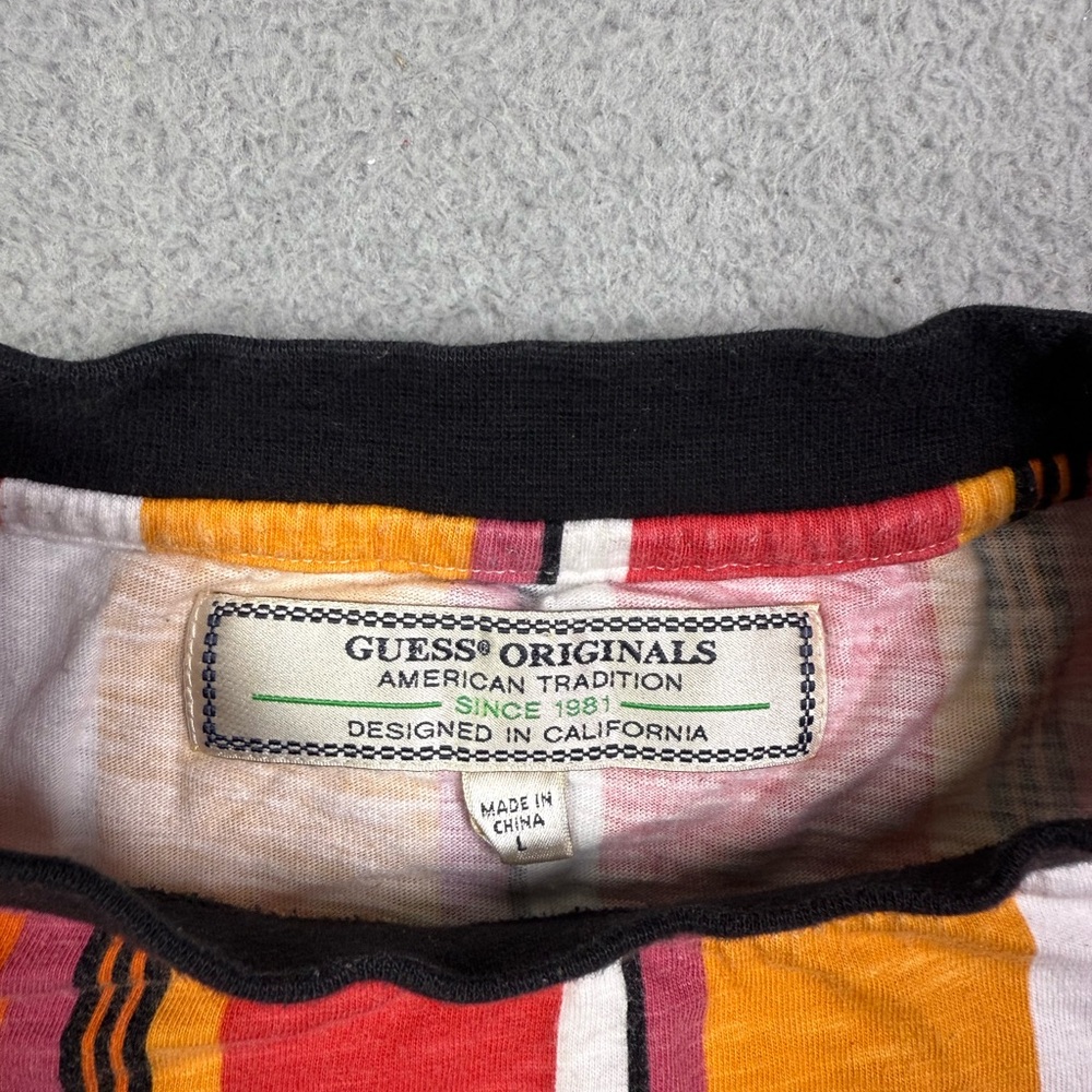 Guess Jeans Los Angeles Striped T-shirt - Picture 4 of 5